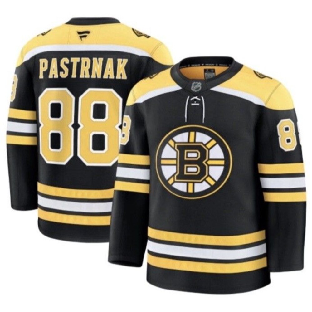 Fanatics Boston Bruins Jersey Home Premium NHL Hockey Size 54 David Pastrnak NWT